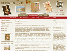 Tablet Screenshot of obrazy.reprodukce.cz